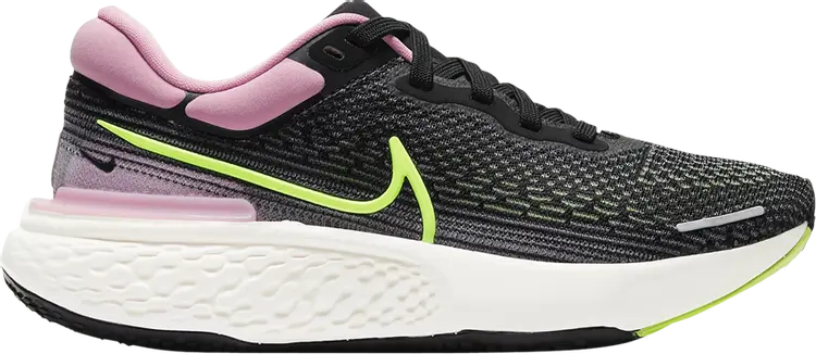 

Кроссовки Nike Wmns ZoomX Invincible Run Flyknit 'Black Elemental Pink', черный