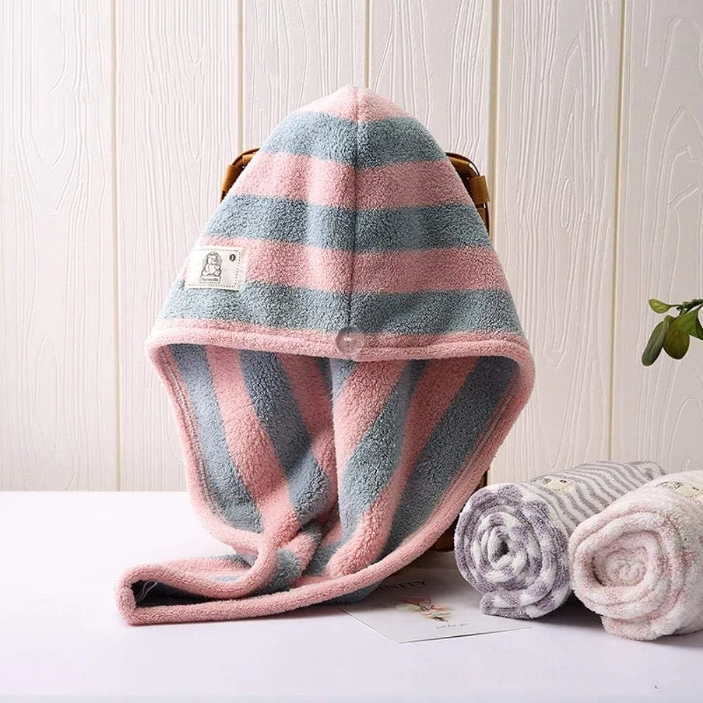 Шапочка для сушки волос Microfibre UKKD, 25x65 см, Type 6 — фото 2