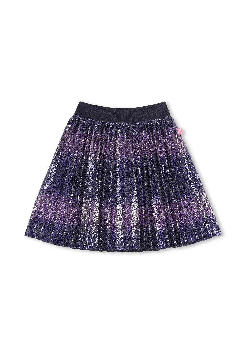 Юбка для девочки - плиссированная юбка Billieblush, Navy — фото 2