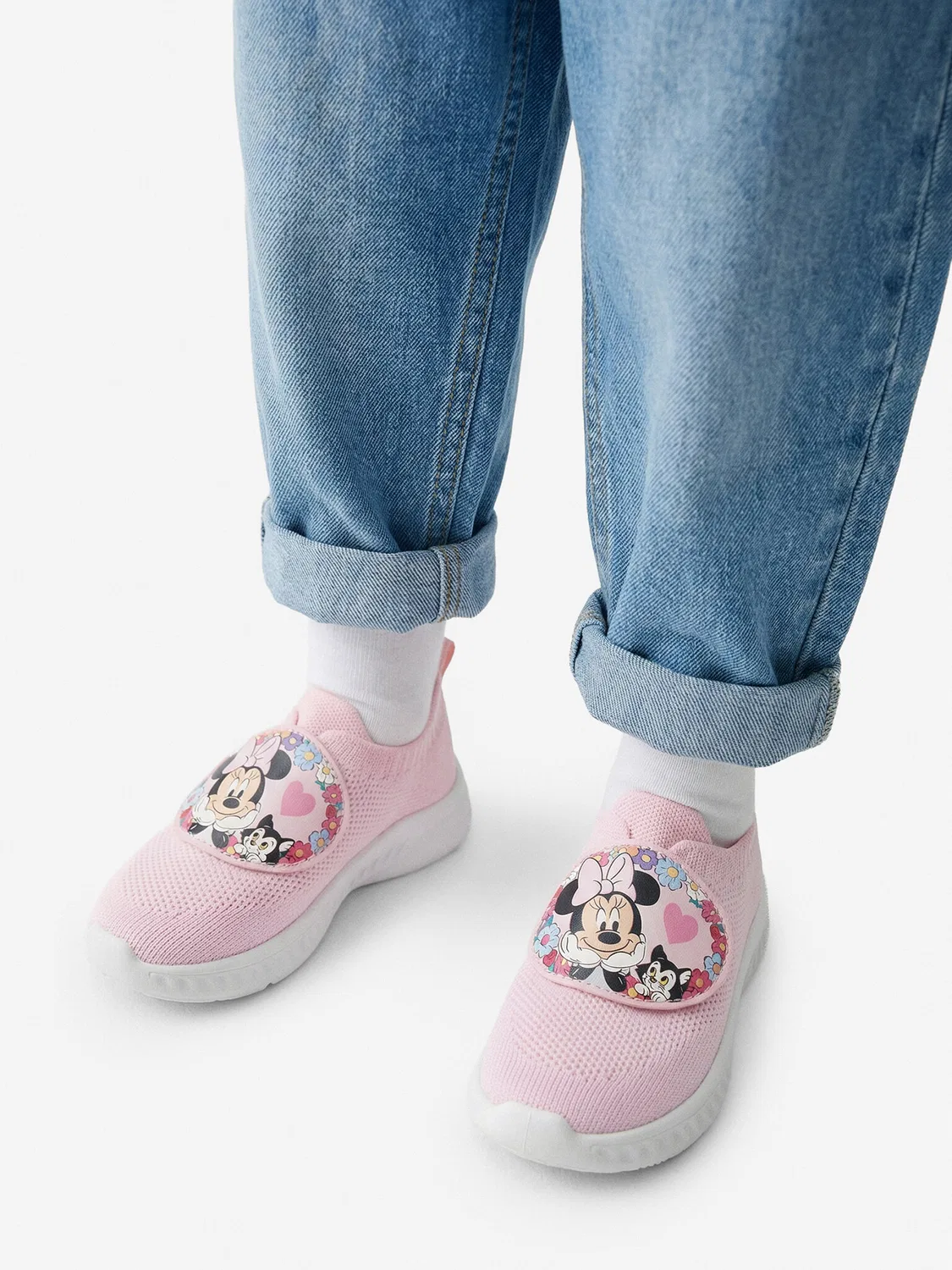 Тканевые кроссовки для девочки Mickey&Friends, розовый