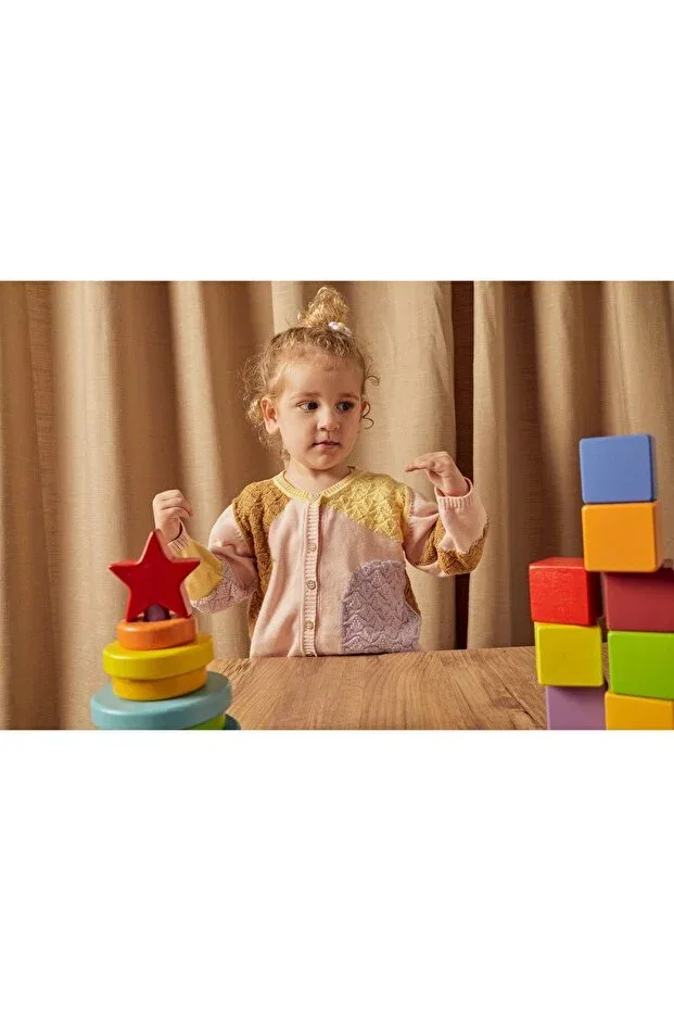 Детский кардиган с принтом Patique Kids, Pink