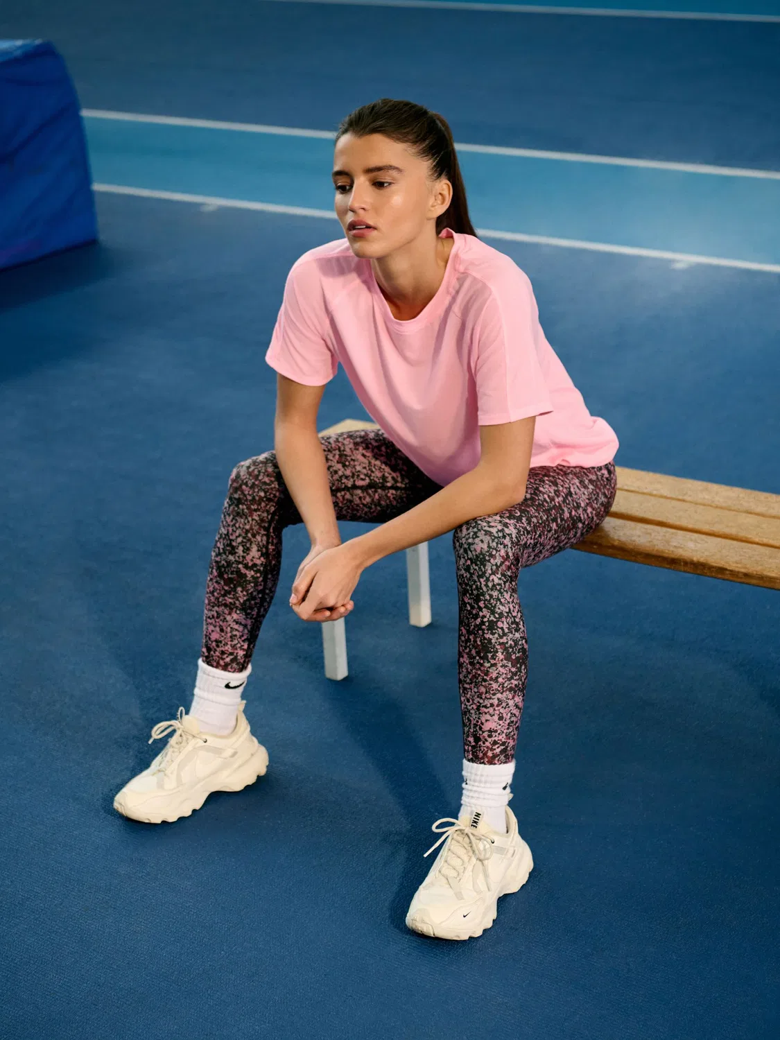 Футболка с круглым вырезом, активная, Pink Next — фото 2