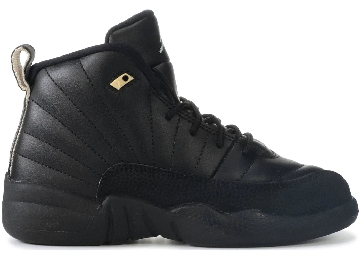 Детские кроссовки Lifestyle Jordan 12 Retro Jordan, Black/Rattan-White-Metallic Gold