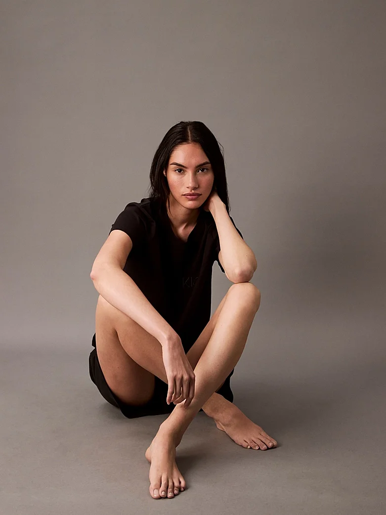 Футболка Calvin Klein Lounge 100% Cotton, черный — фото 4