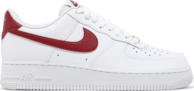 Кроссовки Nike Air Force 1 Low 'White Team Red', белый - фото