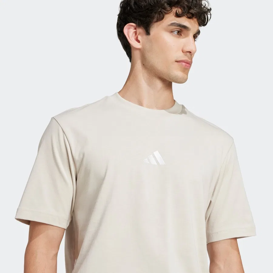 Футболка спортивная с коротким рукавом adidas M Sl Sj T, Белый — фото 4