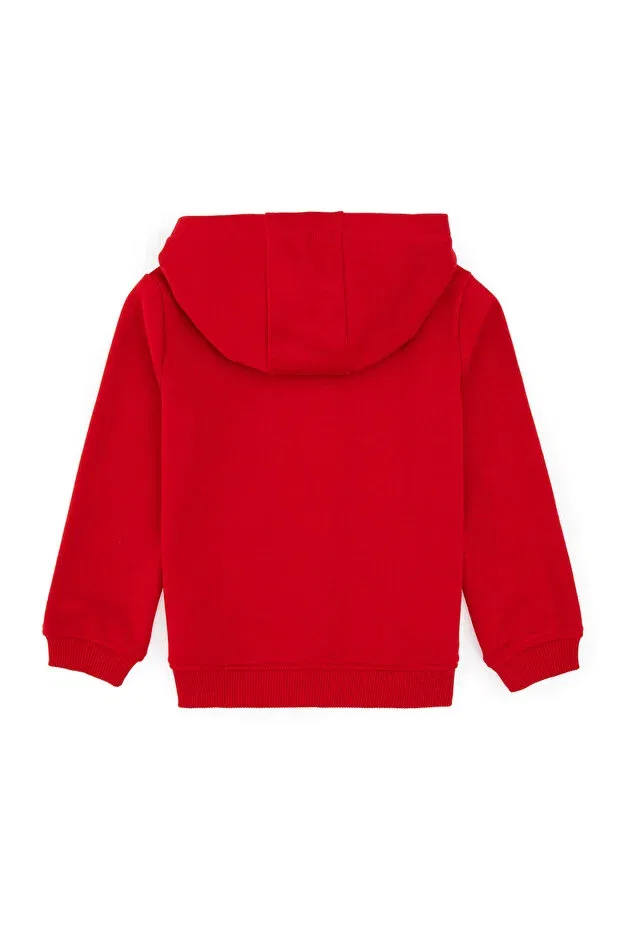 Детский кардиган для мальчиков хлопковый U.S. Polo Assn., Red — фото 2
