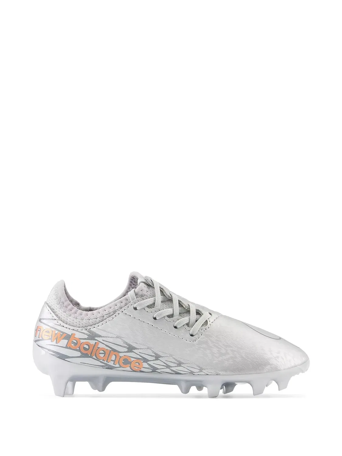 Футбольные бутсы Furon V7 Dispatch FG серебристые New Balance, серебристый