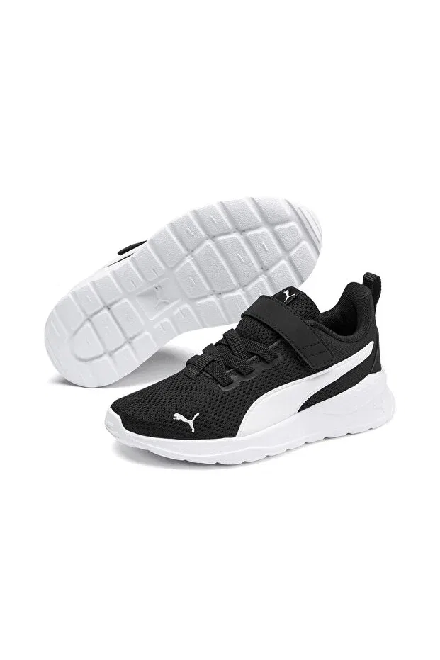 Детские кроссовки для девочек с липучкой Anzarun Lite Ac+ Ps Puma, Black