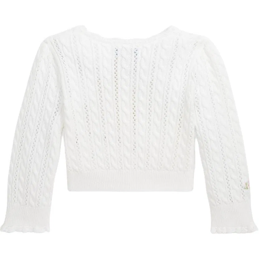 Детское вязаное изделие Polo Ralph Lauren, Washed White — фото 2