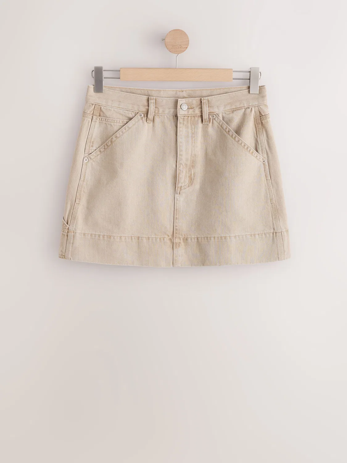 Юбка джинсовая мини карго Beige Next