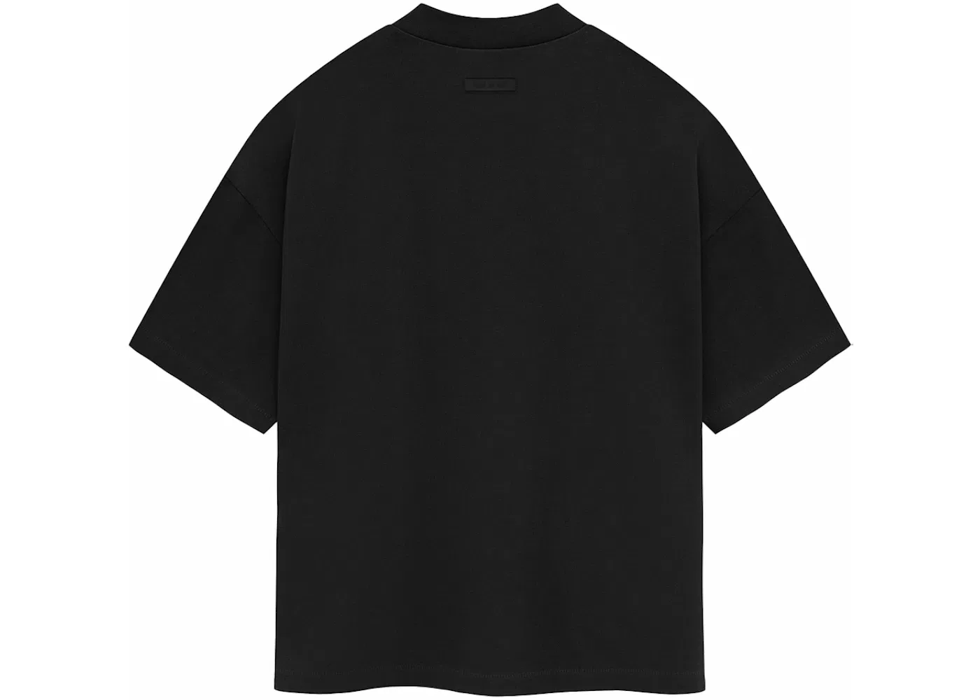 Мужская футболка с круглым вырезом из плотного джерси Tee Fear of God, Jet Black — фото 2