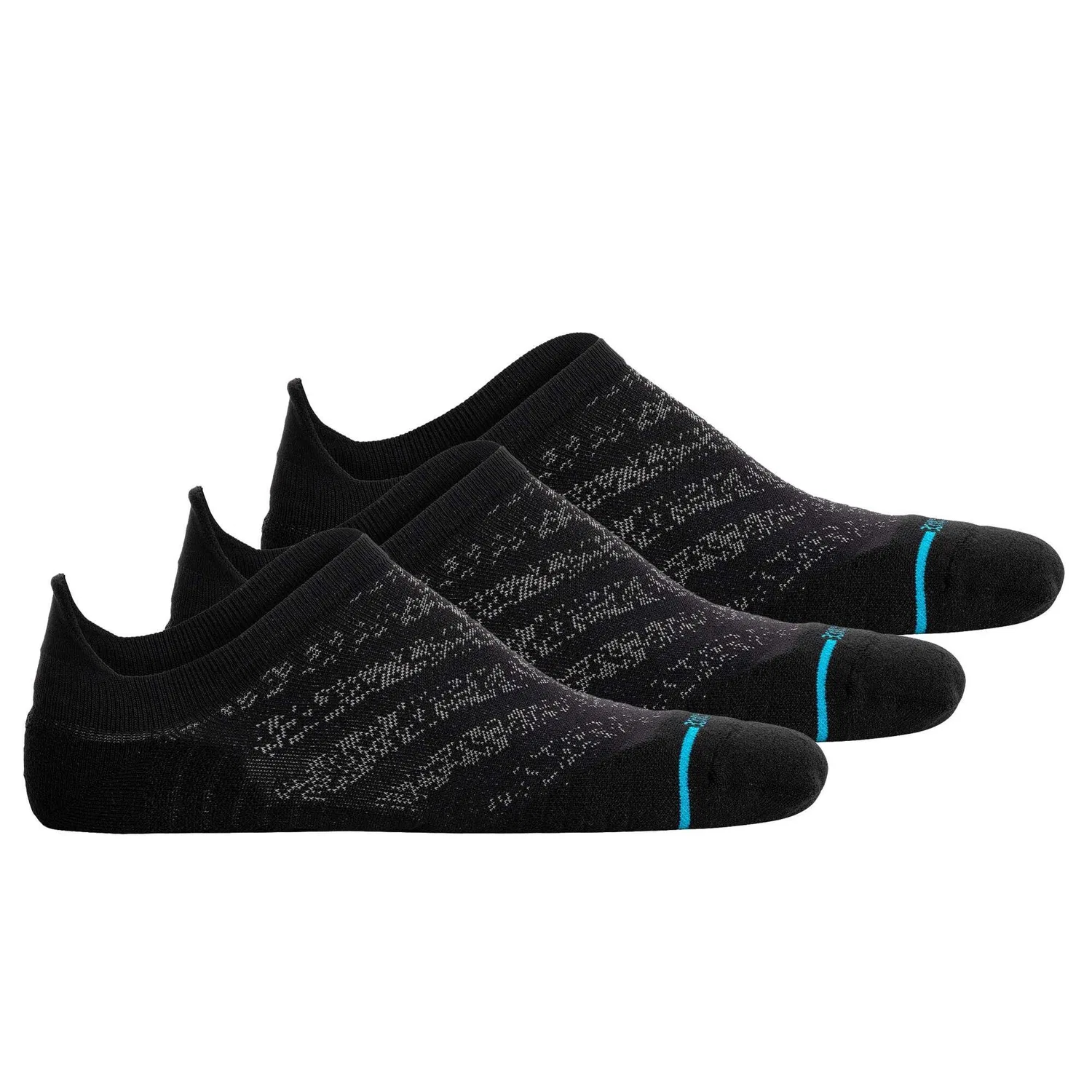 Детские носки Run Light Tab 3 Pack Stance, Schwarz