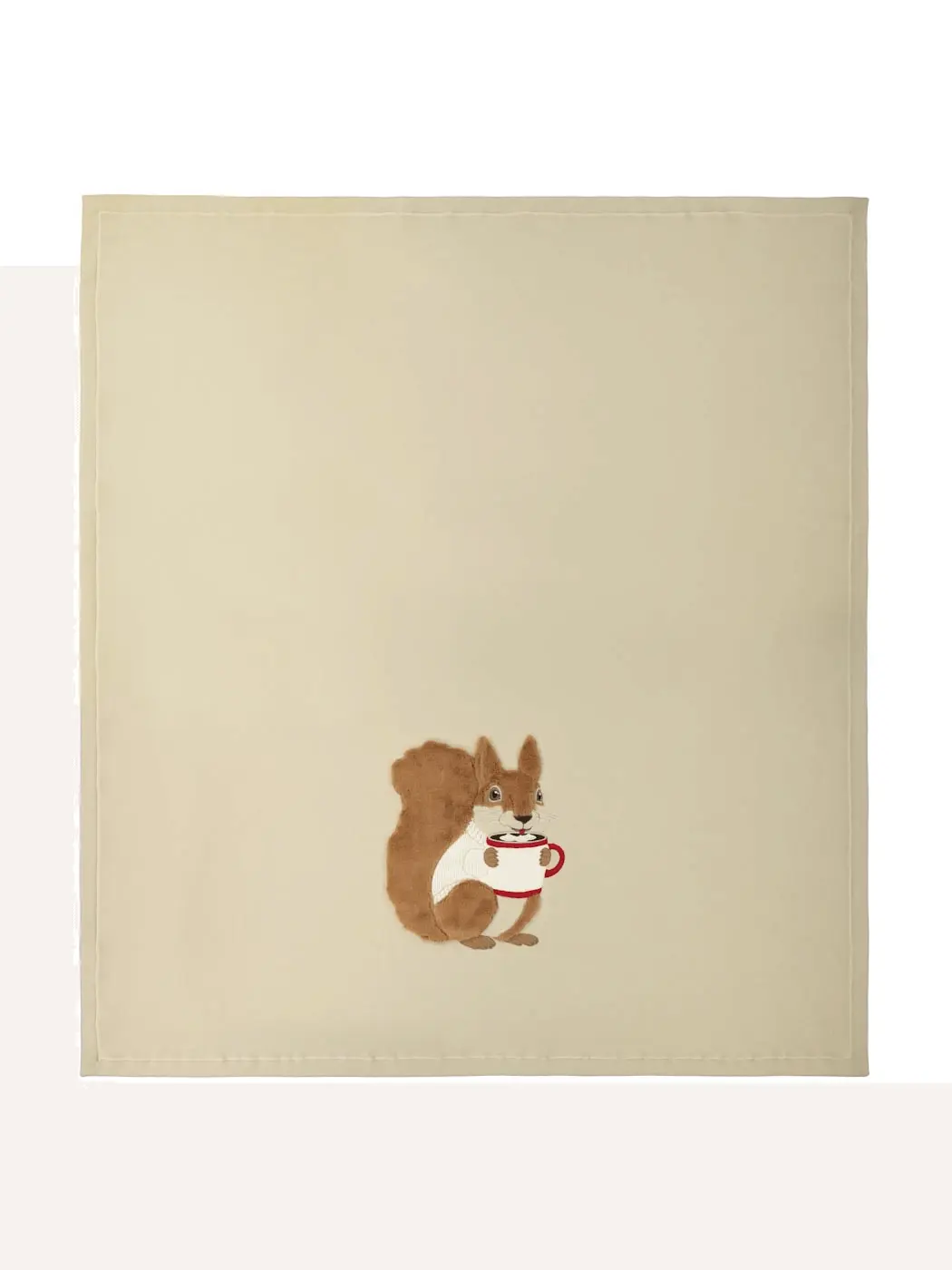 

Плед Maryplaid Squirrel Fleece Embroidered 6M34013 160×180, бежевый