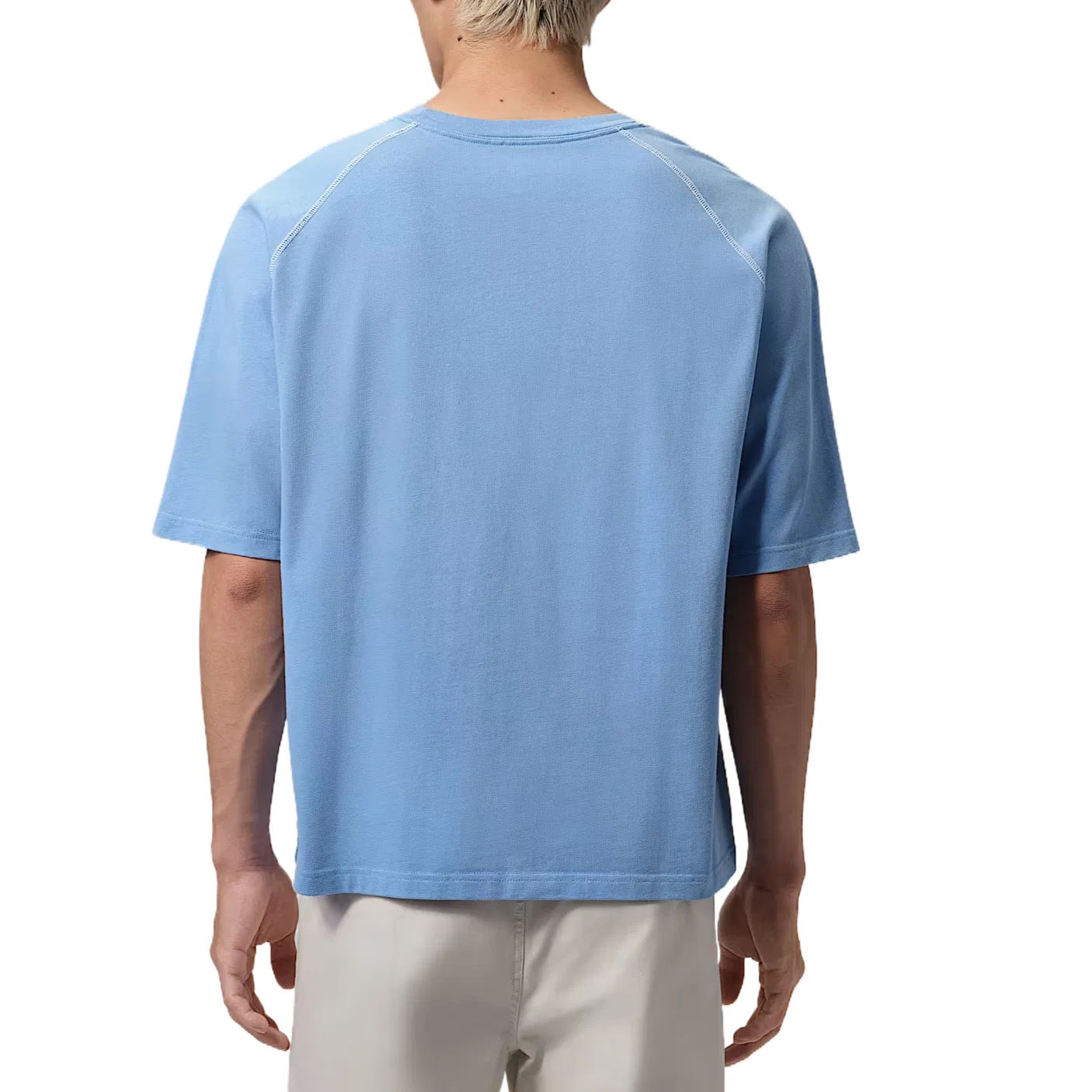 Мужская футболка с круглым вырезом Zhang Yang Blue/Sail White/Zhang Yang Blue Jordan — фото 3