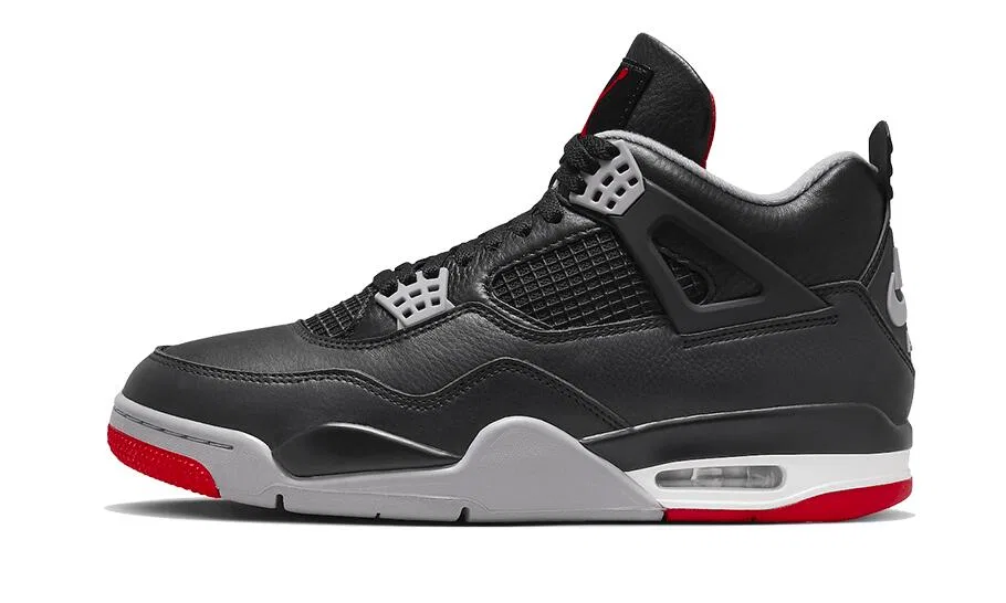 Детские кроссовки с ретро-дизайном Air Jordan 4 Retro Bred Reimagined Nike, Schwarz
