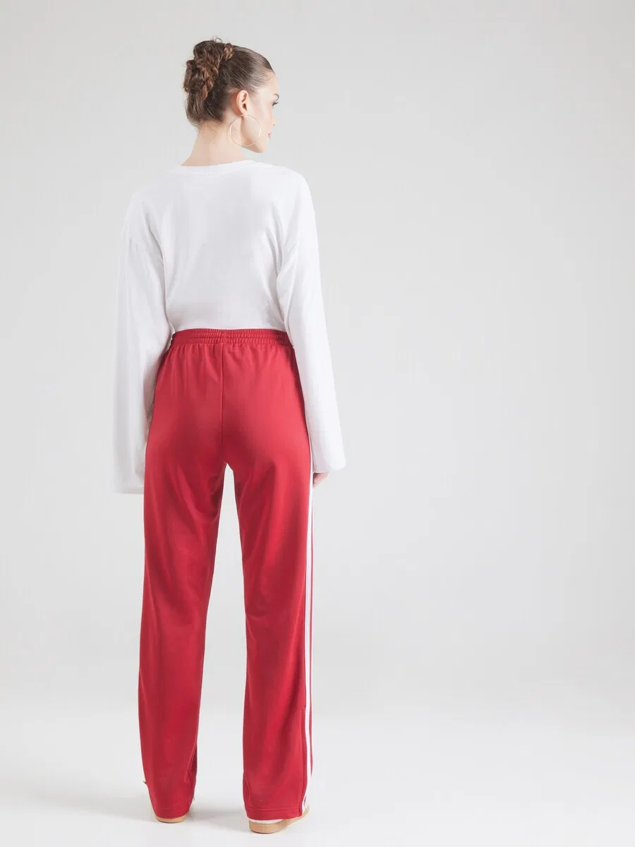 Брюки ADIDAS ORIGINALS свободного кроя 'FIREBIRD Classic' клюквенного цвета — фото 4