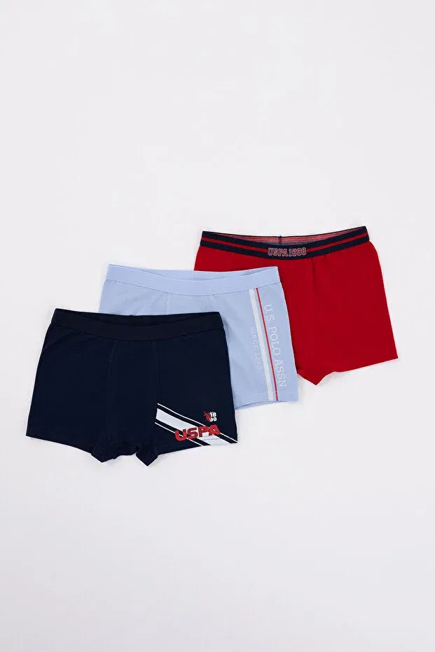 Детские боксеры для мальчиков хлопковые U.S. Polo Assn., Blue