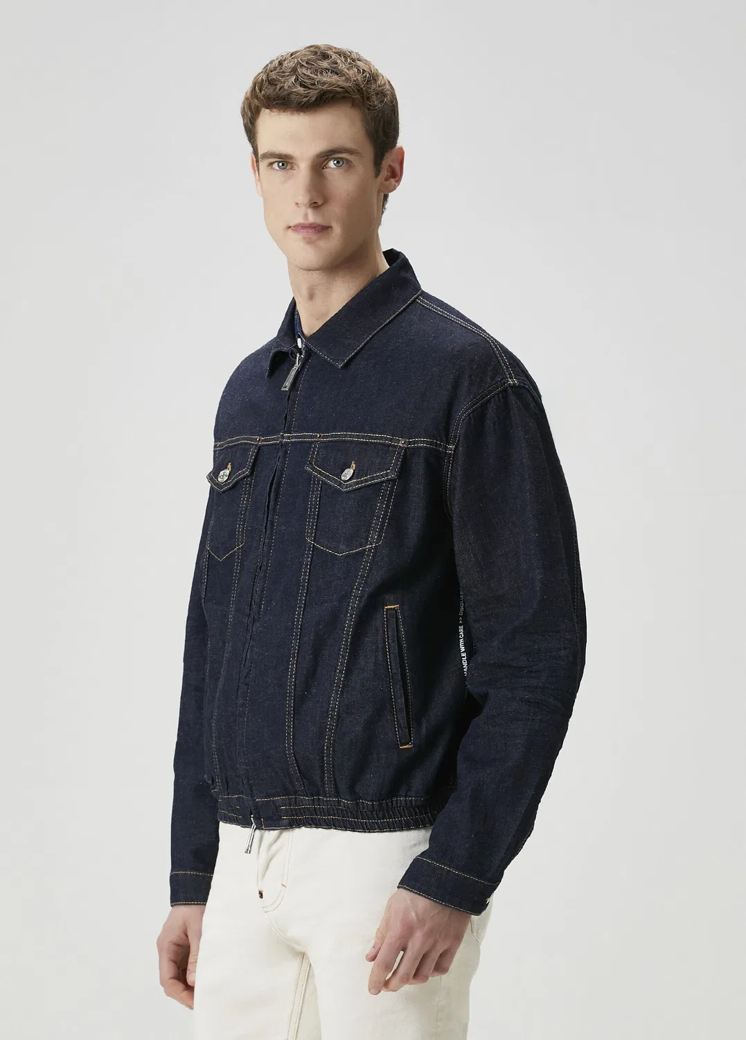 Джинсовая куртка Dsquared2, navy — фото 3
