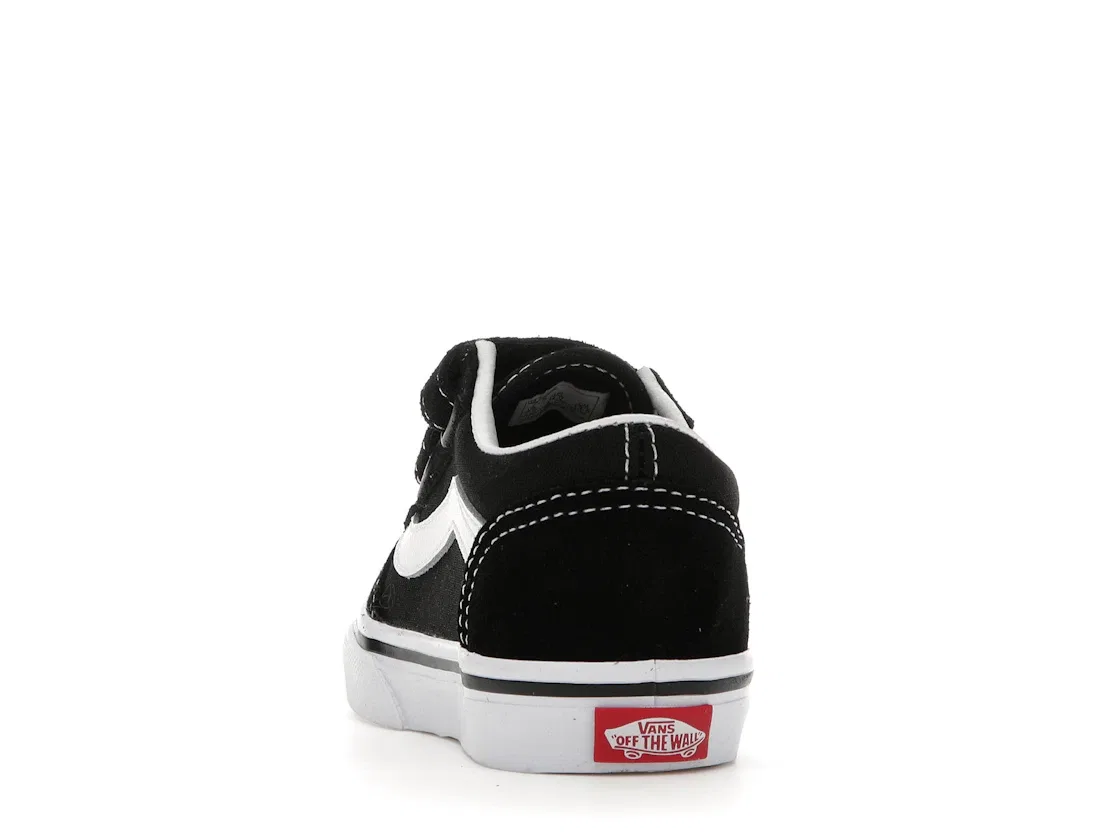 Детские кеды с принтом Vans Old Skool V, Black/White — фото 4