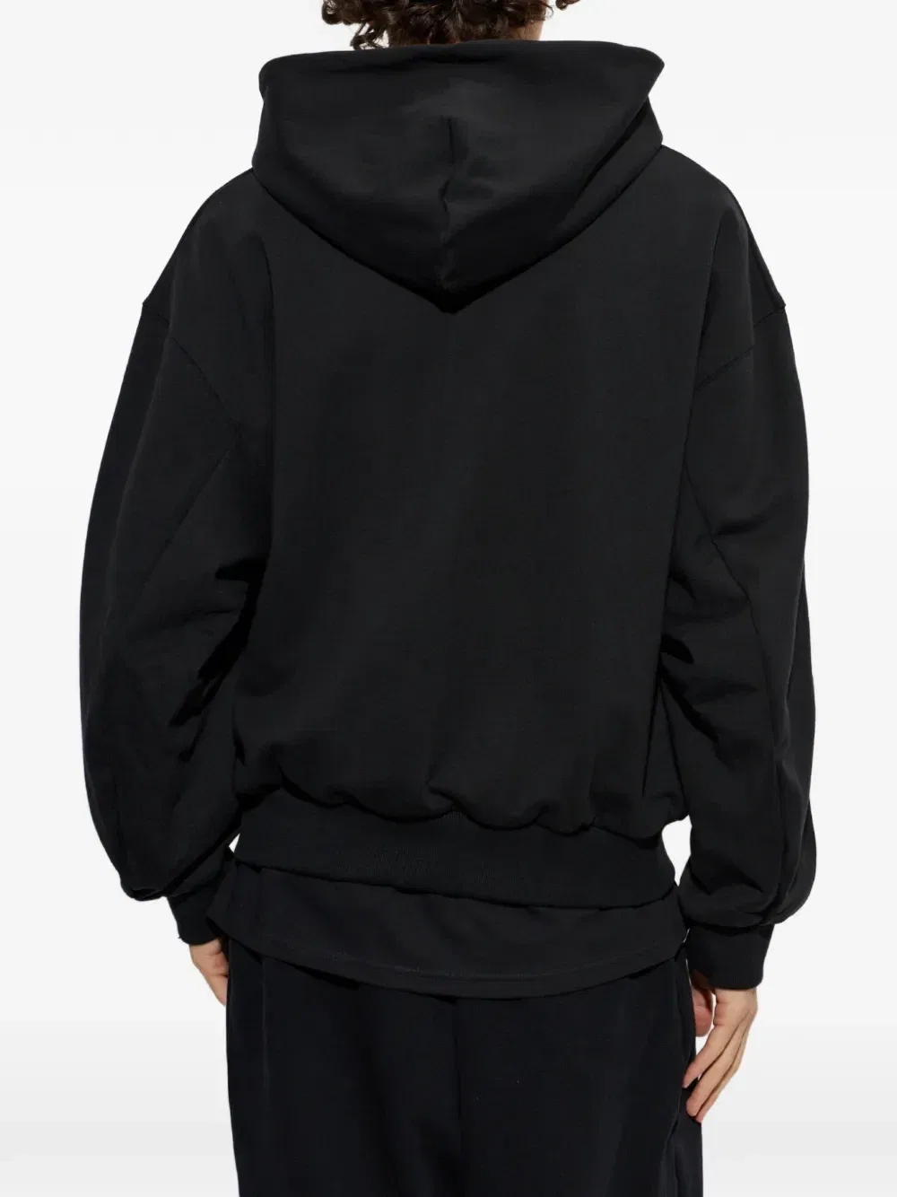 Укороченная худи на молнии Premium Essentials Adidas, черный — фото 4