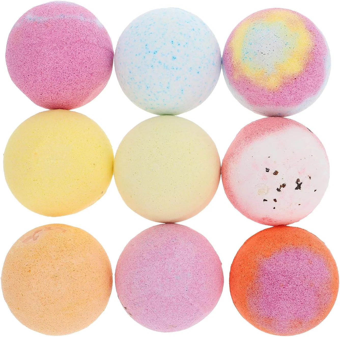 Набор бомбочек для ванны, 9 шт, Housoutil, 60 г, Various Colours