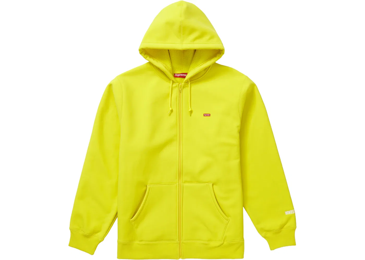 Мужская худи с принтом Hooded Sweatshirt (FW19) Supreme, Bright Yellow
