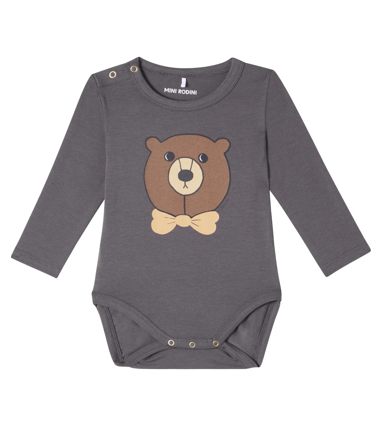 Комбинезон хлопковый Mini Rodini, серый