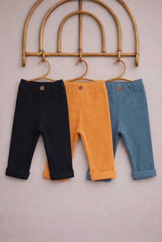Детские леггинсы для девочек хлопковые Basics Hk Hopkids, Colored — фото 3