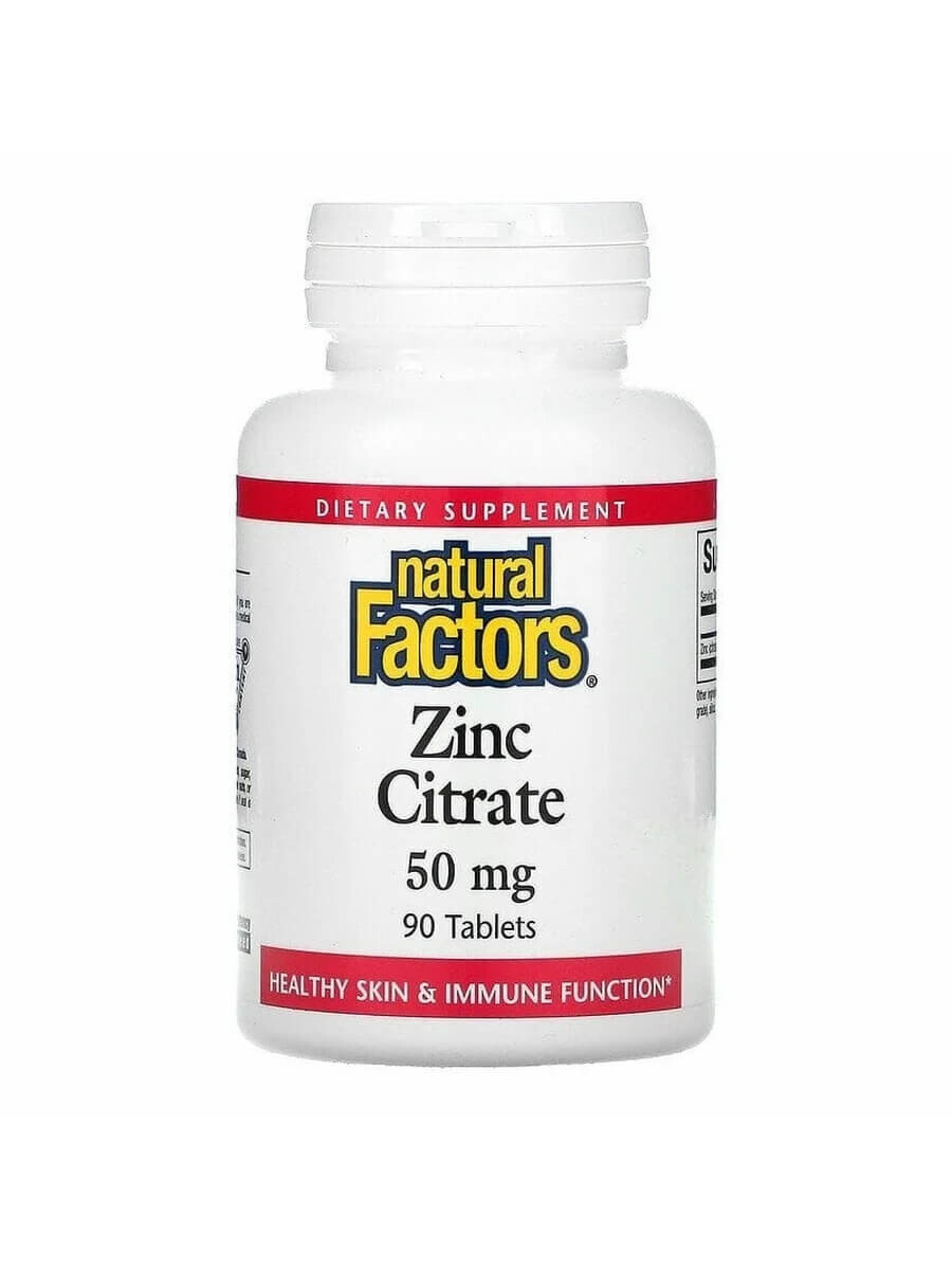 

Хелат цинка Natural Factors 25 мг, 90 таблеток
