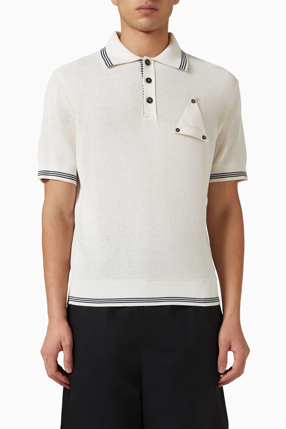 Рубашка поло хлопковая The Voilier Polo Shirt Jacquemus