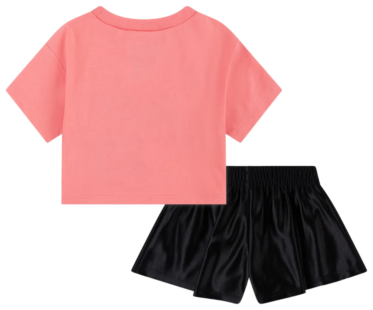 Детский комплект для девочек Flowy Durasheen Shorts Jordan, цвет Black/Pink Gaze — фото 2