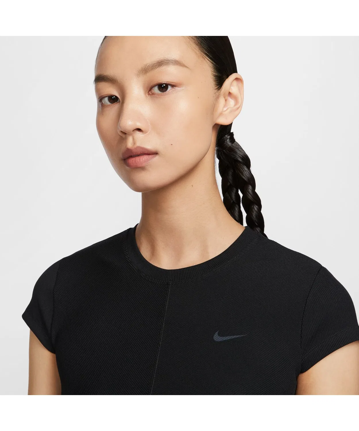 Женская футболка с коротким рукавом One Rib Capsule S/S Top NIKE, Blue — фото 4