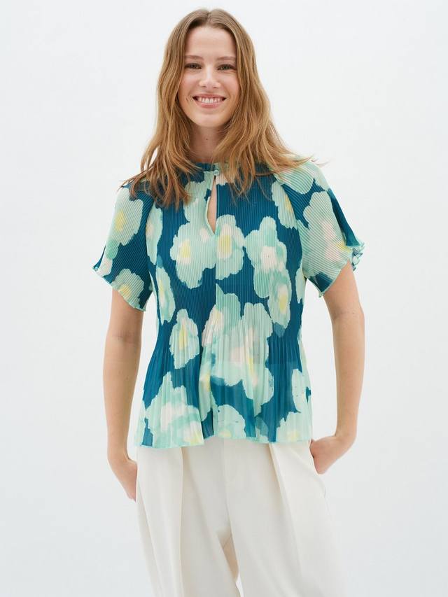 

Топ свободного кроя hendra с коротким рукавом InWear, цвет Green Poetic Flower