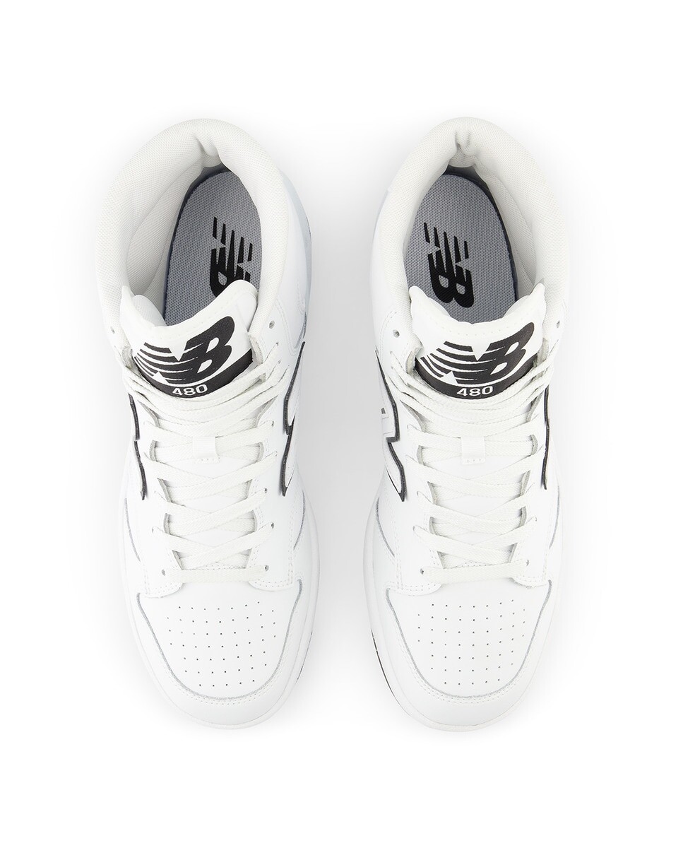 Кроссовки New Balance Retro Basket 480, белый — фото 4