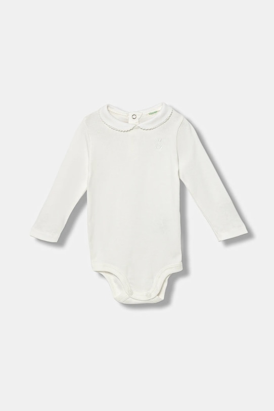 

Хлопковый боди для малышей United Colors Of Benetton, белый