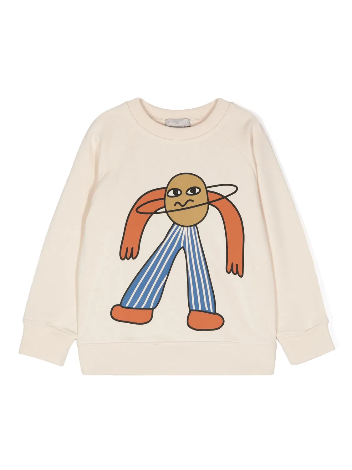 Свитшот с принтом мультфильмов Stella McCartney, нейтральный