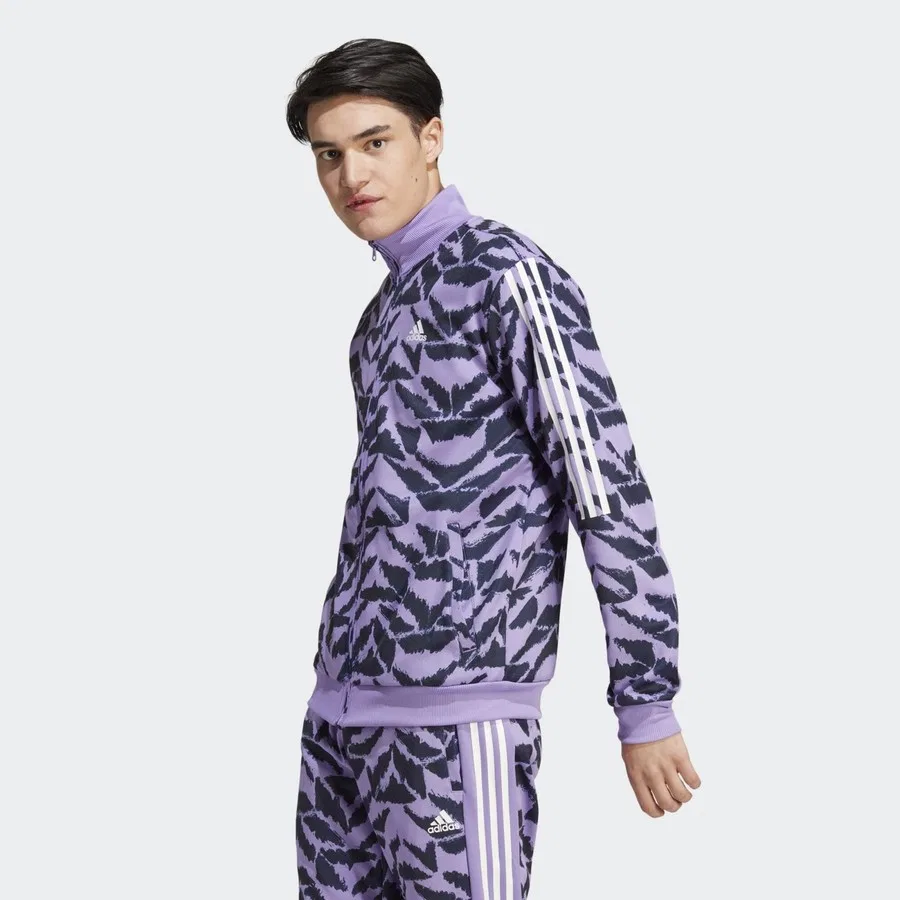 Куртка спортивная мужская с боковыми карманами Sportswear Tiro Suit-Up Track Top adidas, Фиолетовый