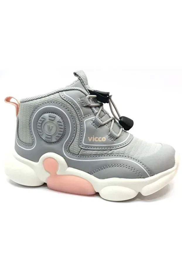 Детские ботинки для девочек с ортопедической подошвой Vento Vicco, Gray — фото 2