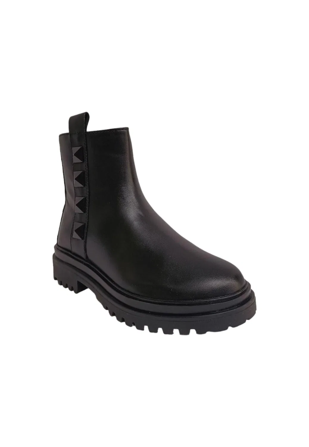 Детские ботинки для мальчиков кожаные Bootie Grunland Copp, Black — фото 2