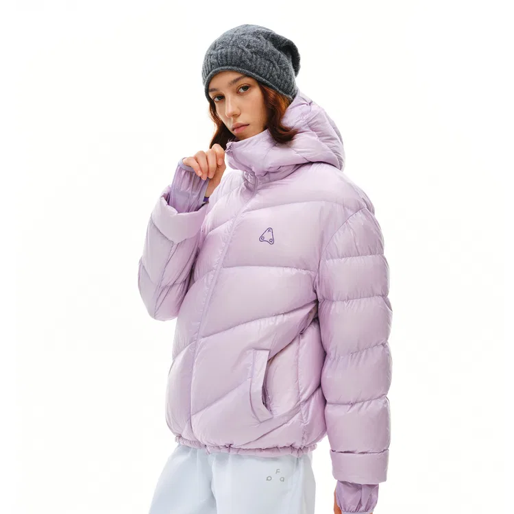 Детская пуховая куртка с капюшоном FPA, Pink Purple
