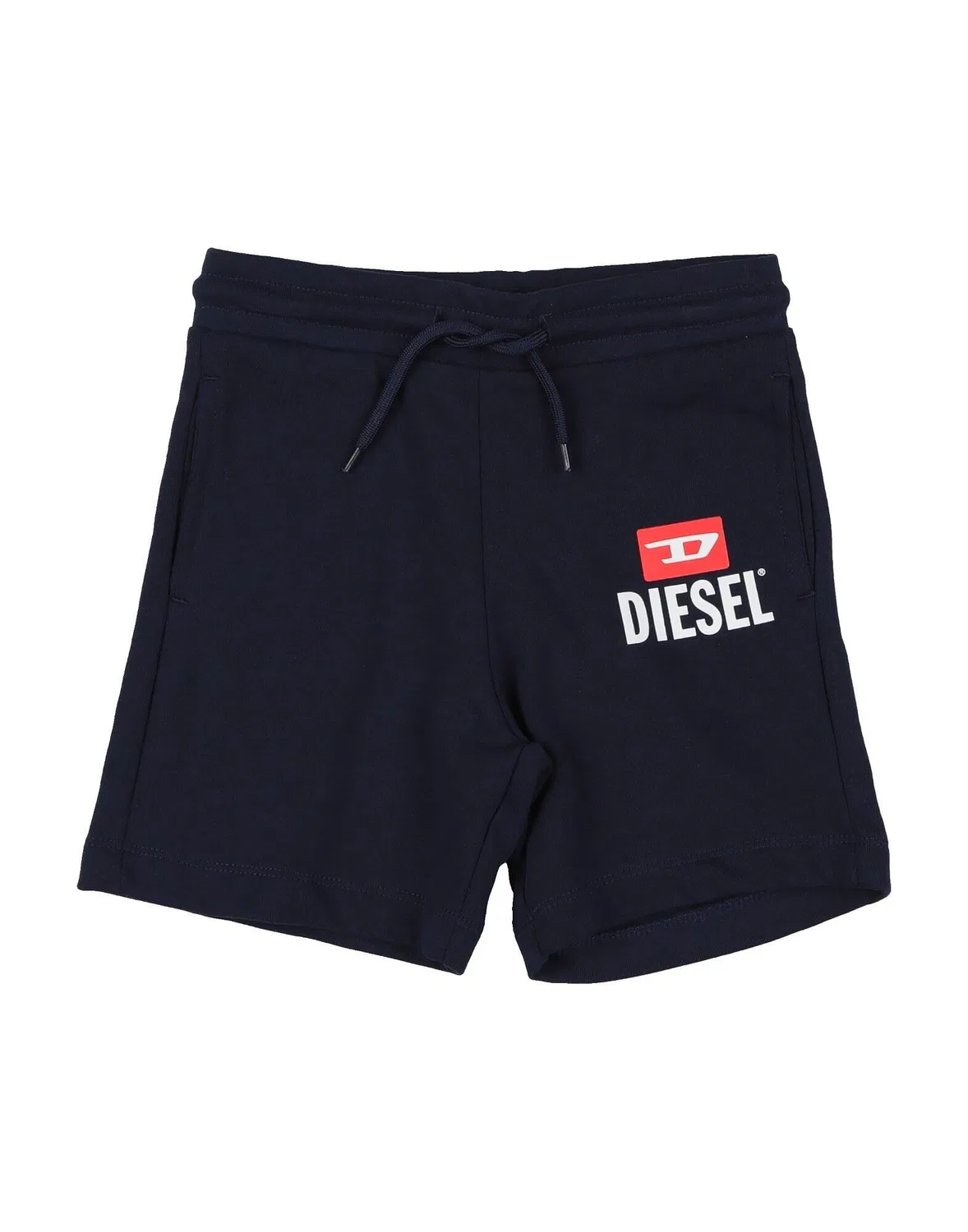 Детские шорты для мальчиков из французского терри Diesel, темно‑синий