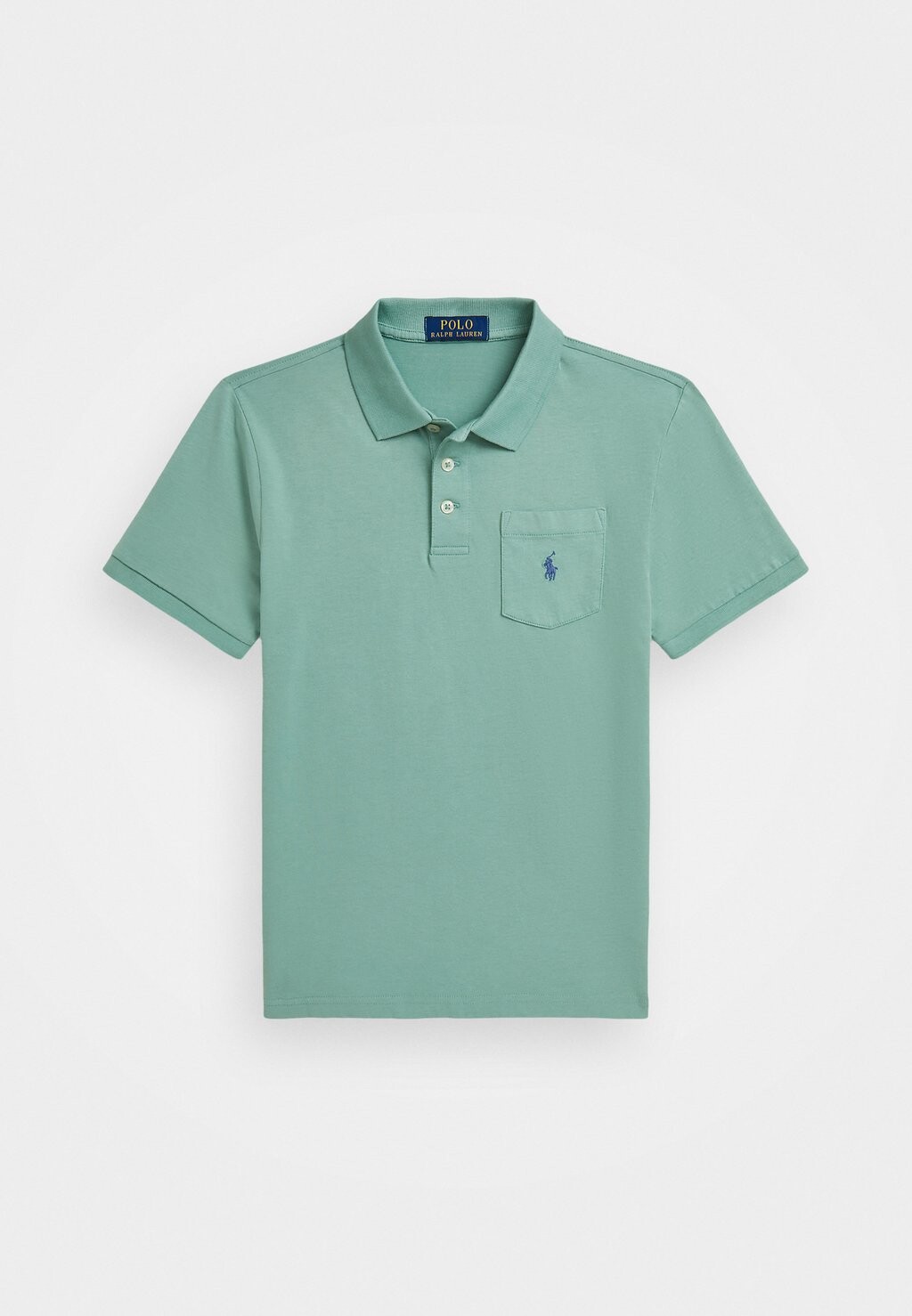 

Рубашка поло COTTON JERSEY POCKET POLO SHIRT Ralph Lauren, светло-зеленый