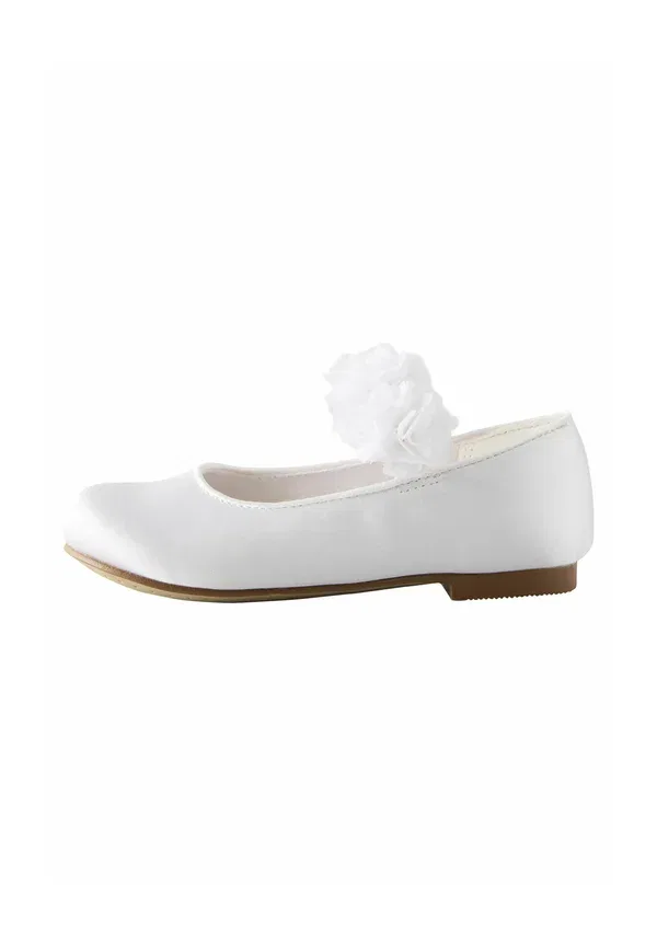 Туфли с цветочной аппликацией Wide fit - bridesmaid occasion corsage mary jane, Next, White, белый