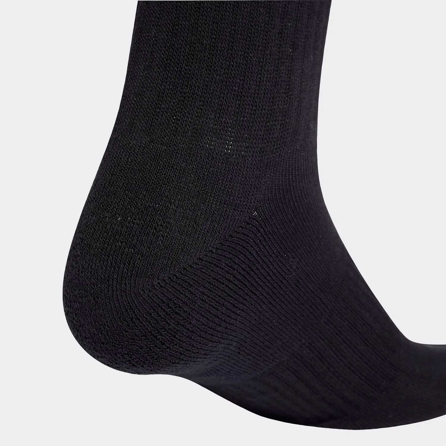 Женские носки с тремя полосами с мягкой подкладкой Adidas Performance, Black/White/White — фото 4