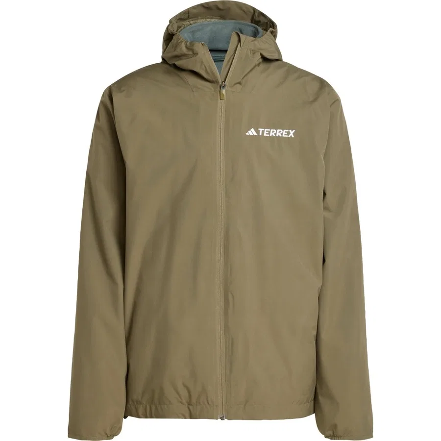 Мужской трехслойный дождевик Terrex Multi Essentials Three-In-One adidas, Хаки — фото 3