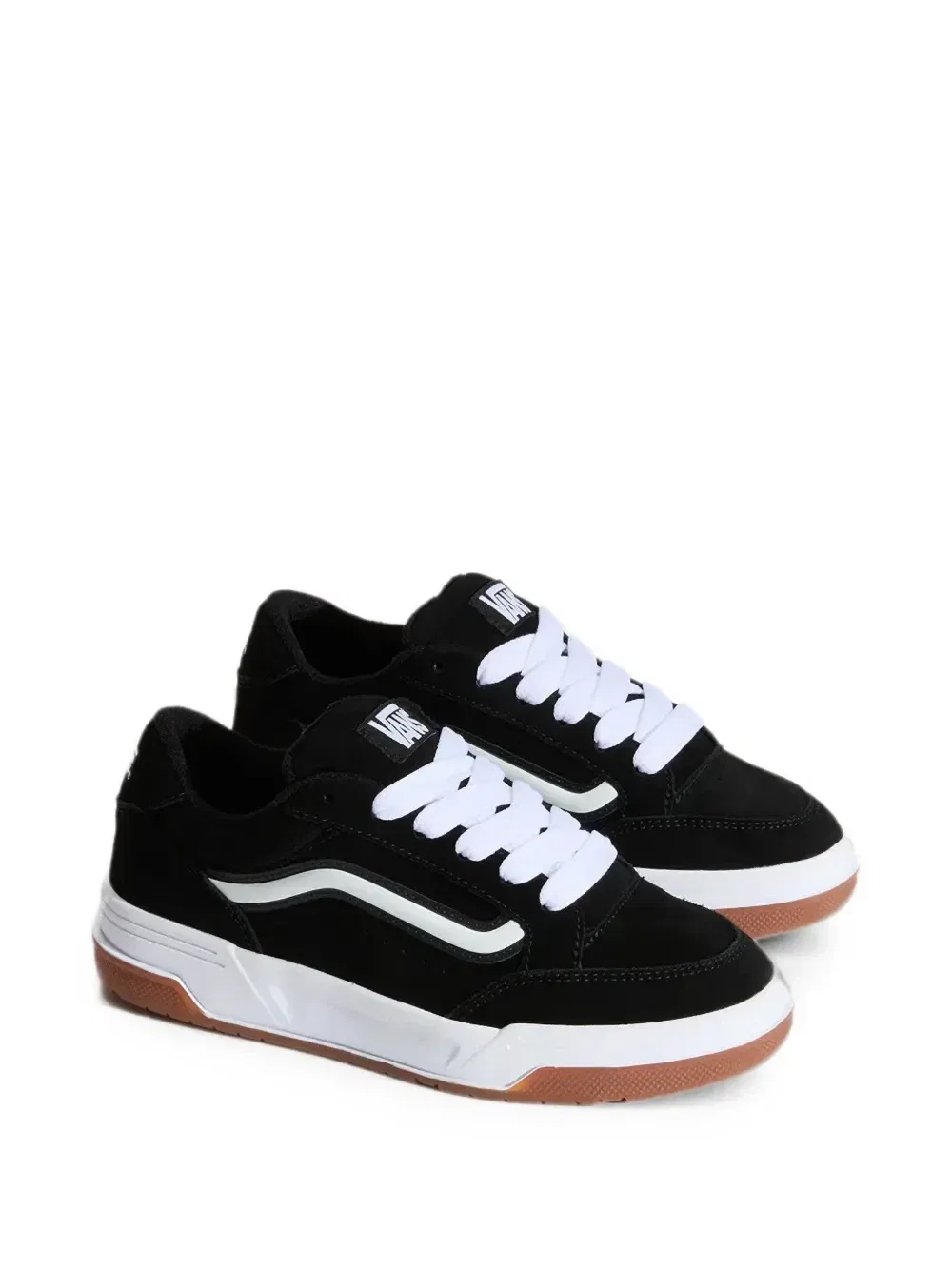 Кроссовки с логотипом Hylane и вставками Vans Kids, черный