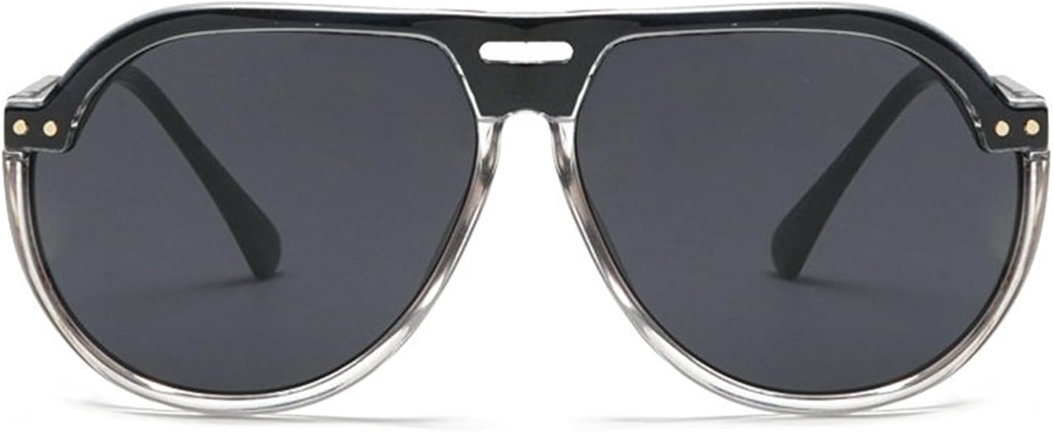 

Винтажные солнцезащитные очки-пилот от Helena для женщин и мужчин, большая оправа, градиентные солнцезащитные очки, классические очки для вождения, защита от ультрафиолета UV400, C1