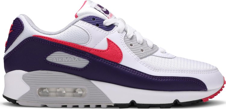 Кроссовки Nike Wmns Air Max 90 Retro 'Eggplant' 2020, фиолетовый - фото