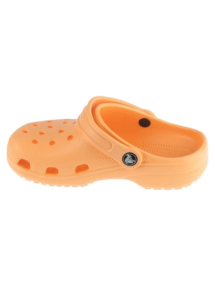 Сандалии Crocs 'Crocs Classic Clog Kids' оранжевого цвета — фото 3